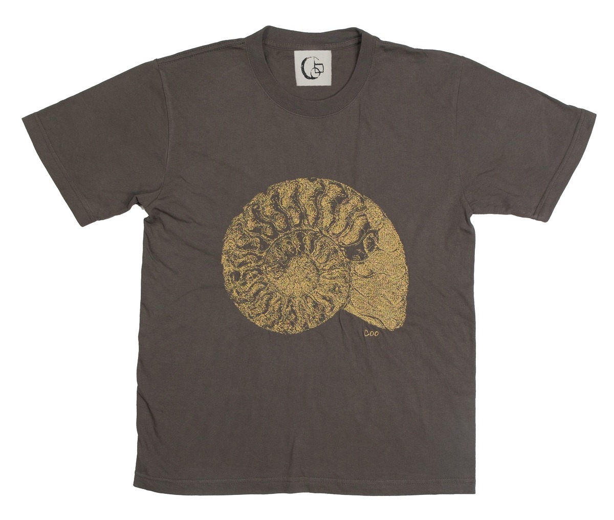 刺繍tシャツ －ammonitesー [ta4 M] Embroidery Fashion Coo