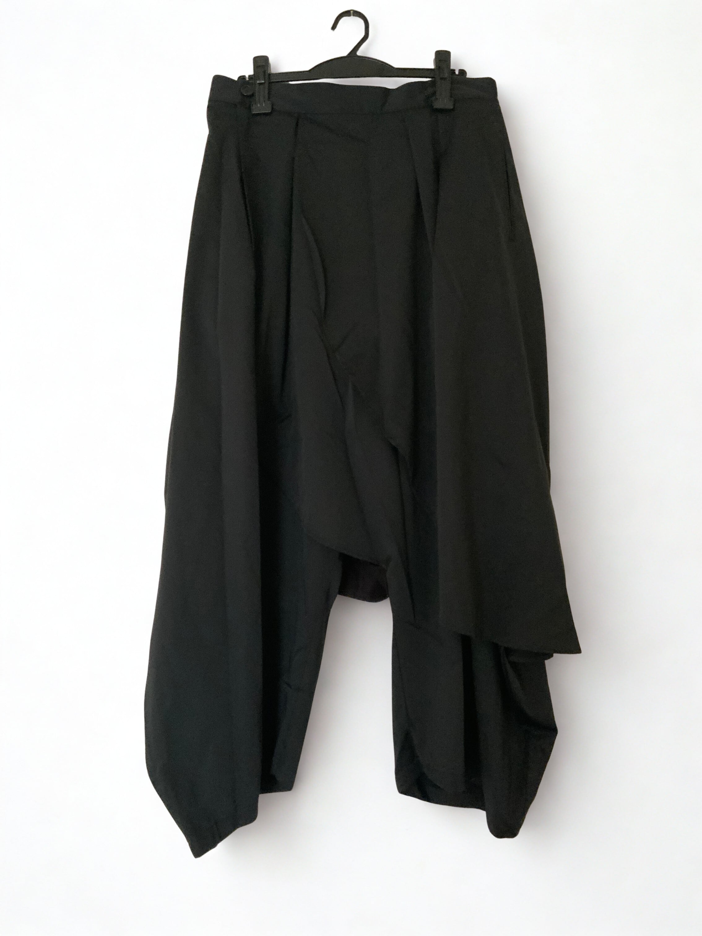 サンプル品 ダブルフレアパンツ ブラック