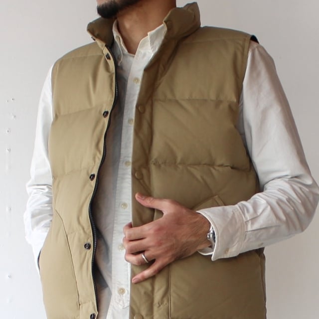 ZANTER JAPAN ダウンベスト DOWN VEST ベージュ | C.COUNTLY ZANTER JAPAN ダウンベスト DOWN VEST ベージュ | C.COUNTLY