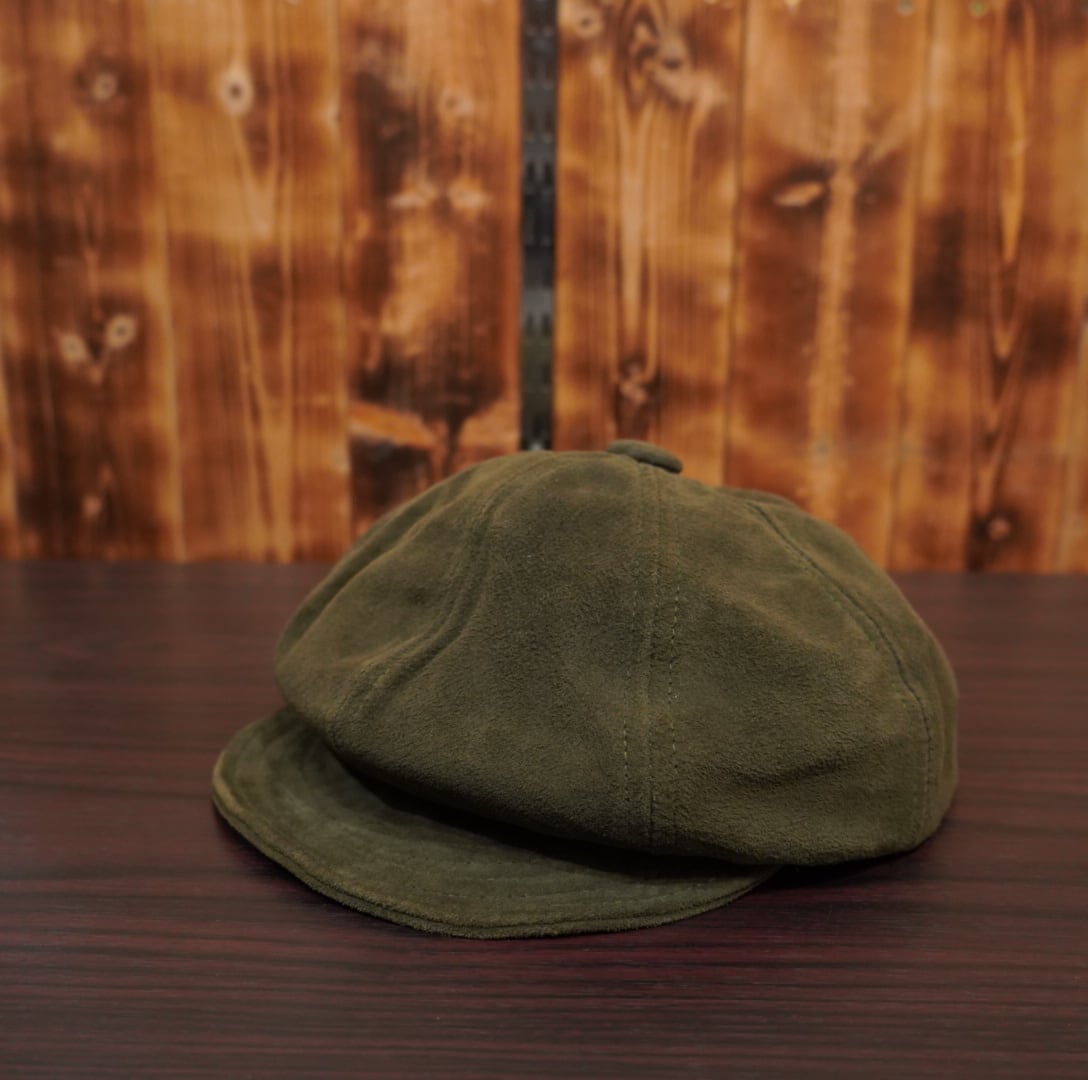美品 NEWYORKHAT ニューヨークハット スウェード キャスケット NEW YORK HAT - 【USA製】New York hatのキャスケット、スエード