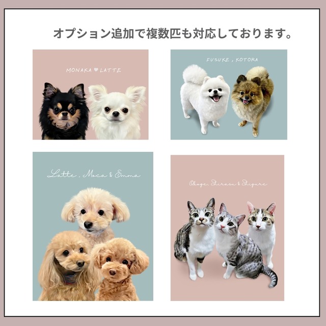 【ペットイラスト】ポスターのみ