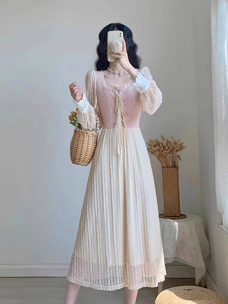 フォクシー Manuet レース刺繍 ワンピース フォクシー Manuet レース