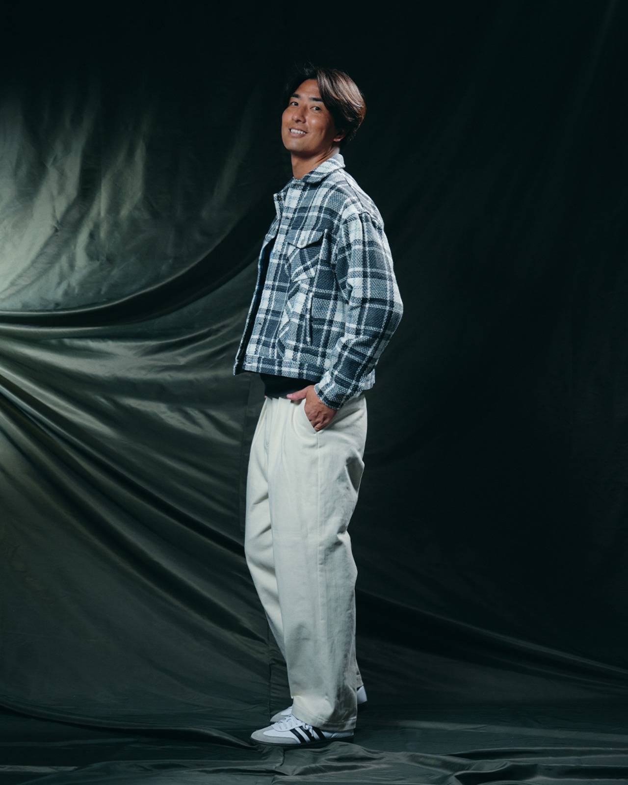 【#Re:room】HEAVY CHINO TWO TUCK  WIDE PANTS［REP305］