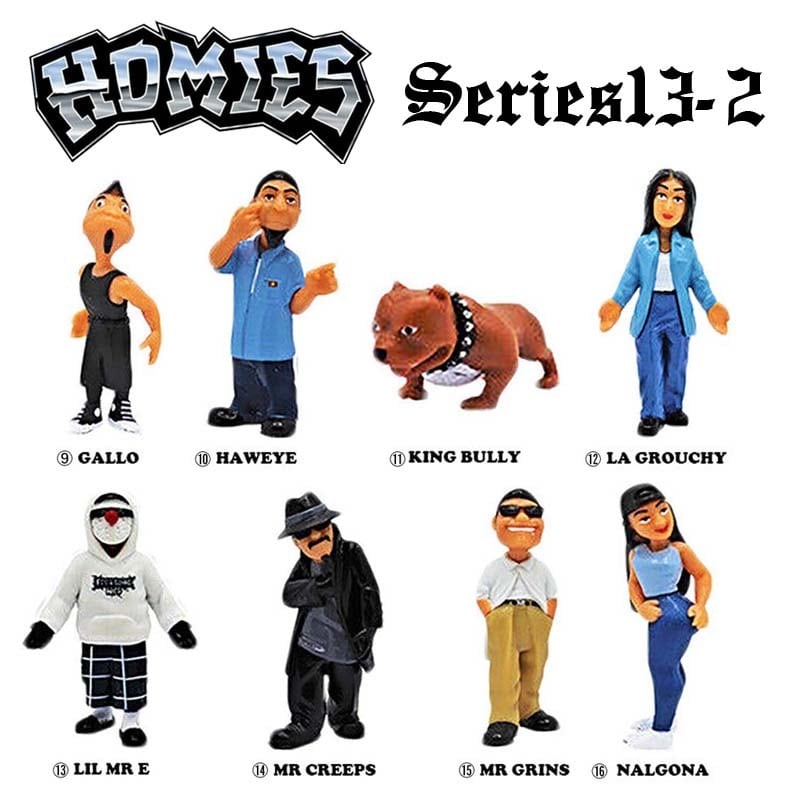 homies locsters フィギュア　シリーズ2 Homies Series 13-2 ミニフィギュア David Gonzales、Lowrider