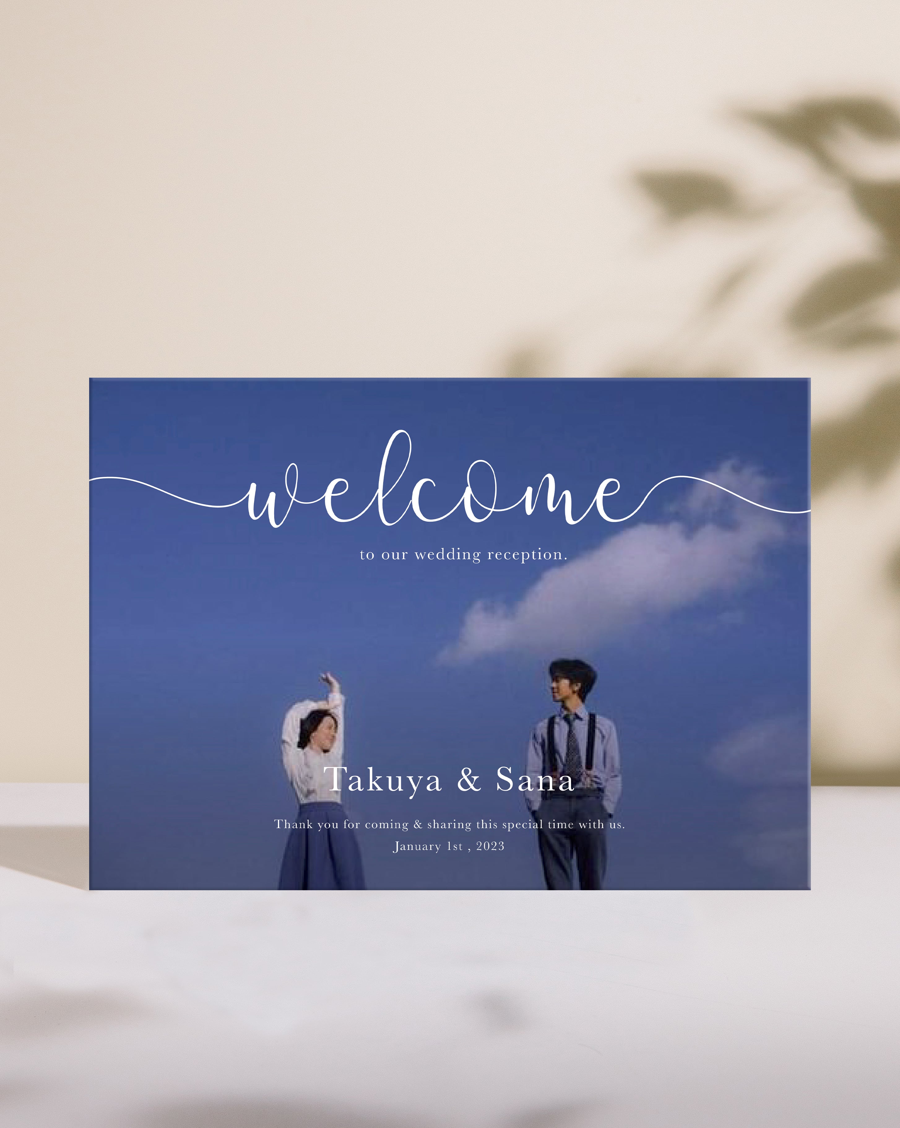 ウェルカムボード | wb12 | studio POPPY | 結婚式ペーパーアイテム