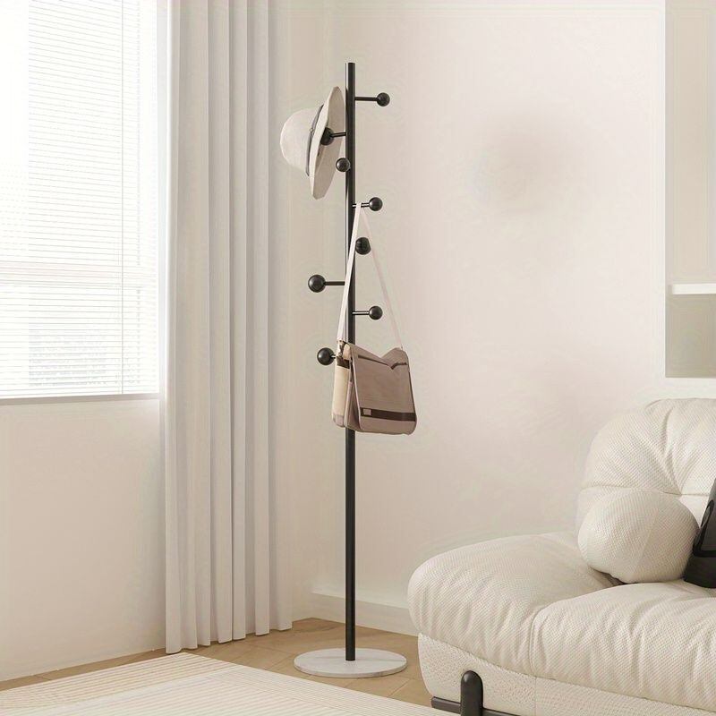 ハンガーラック パイプハンガー コート 洋服掛け 帽子 かばん 吊り下げ 引っ掛け 収納 省スペース インテリア ホワイト ブラック ゴールド