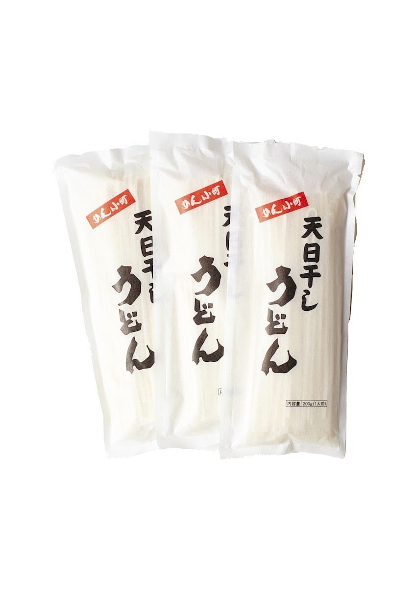 天日干しうどん 3袋 | めん小町 館林 宇都宮 うどん そば ひもかわ