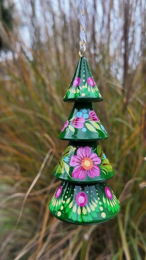 クリスマスデコレーション　クリスマスツリー3点セット（ティモシェンコ作）