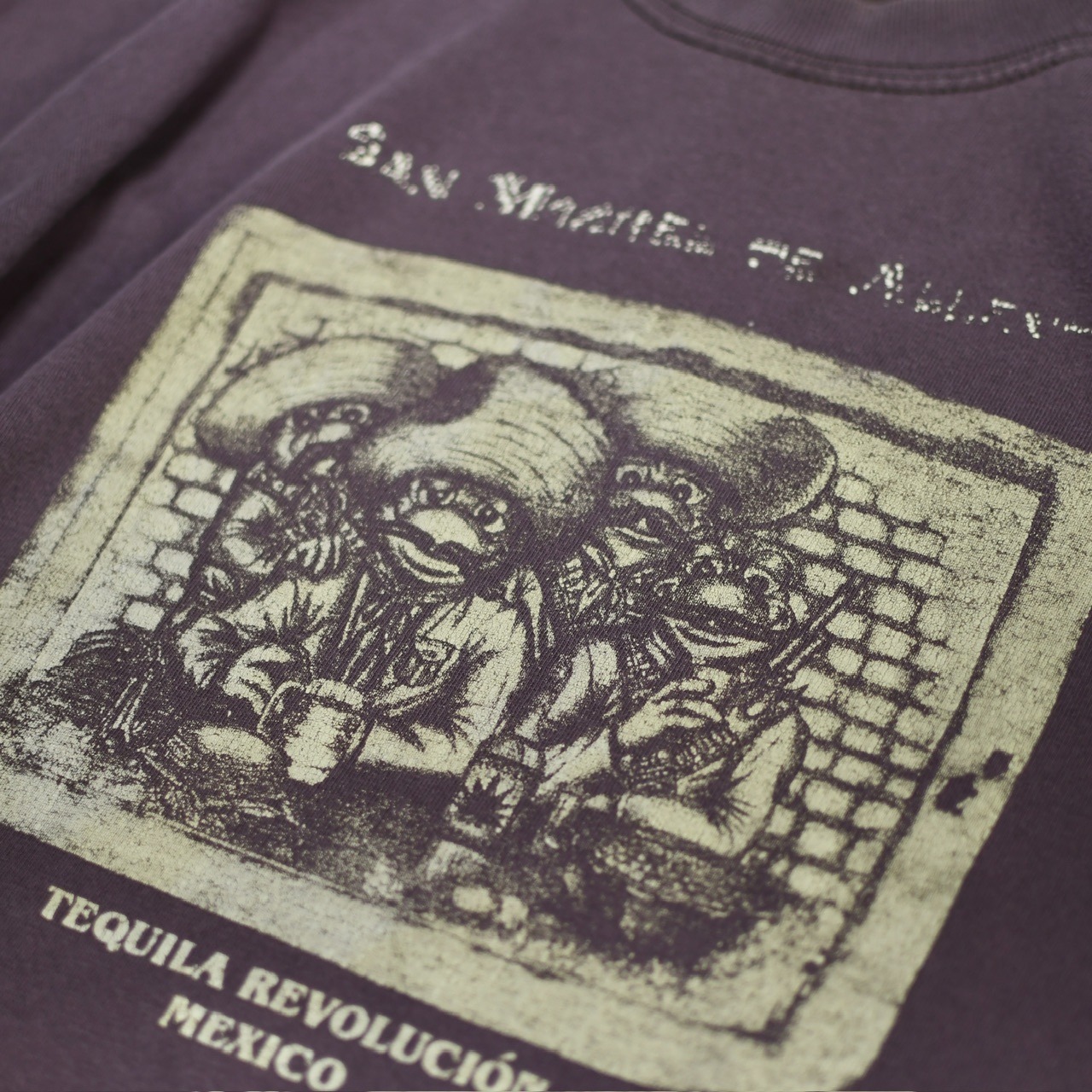 tequila × frog fade print tee