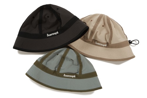 【Diaspora Skateboards】Piped Bell Hat(Black)〈国内送料無料〉