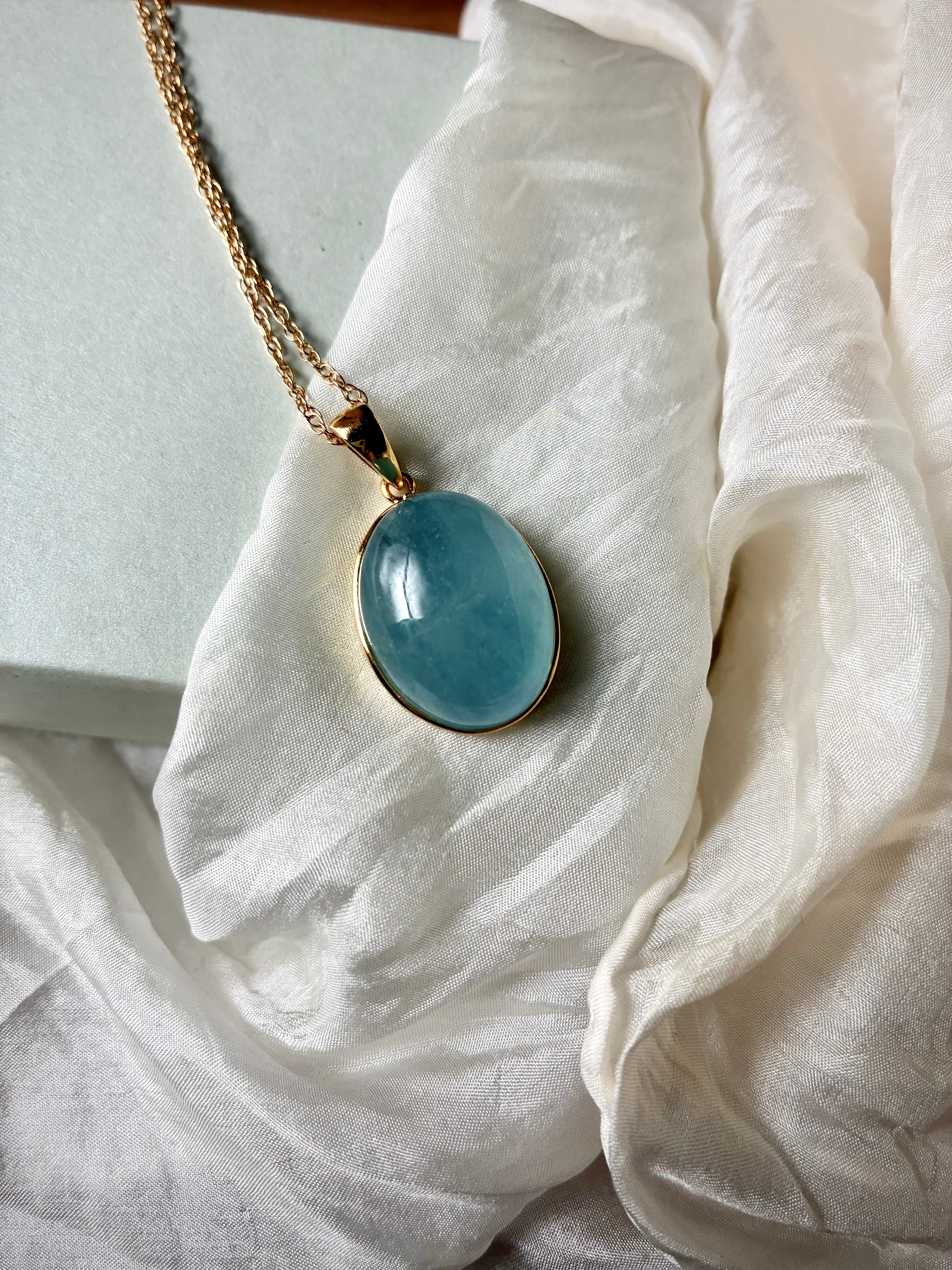 Aquamarine 〜きらめき〜　necklace