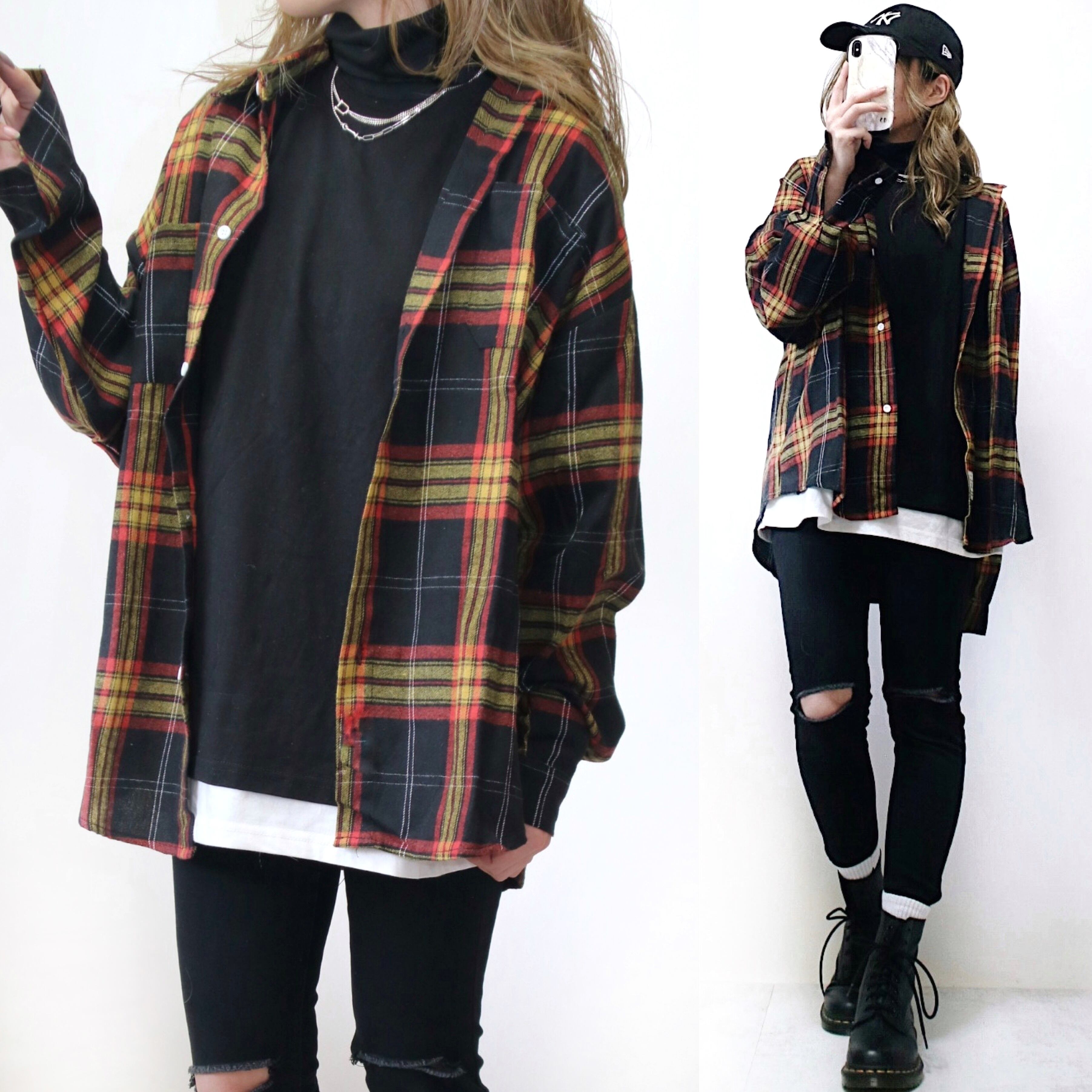 ベーシックチェックシャツ