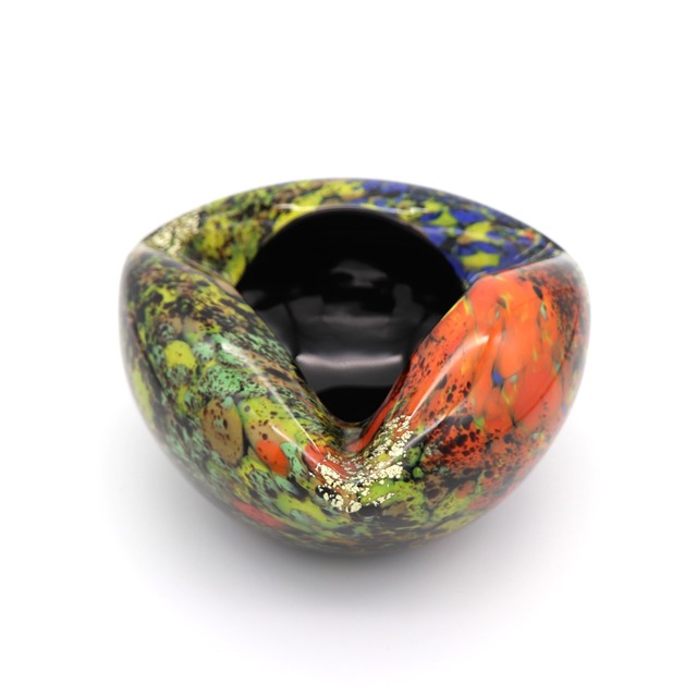 北洋硝子・津軽びいどろ・ガラス灰皿・No.201103-29・梱包サイズ60