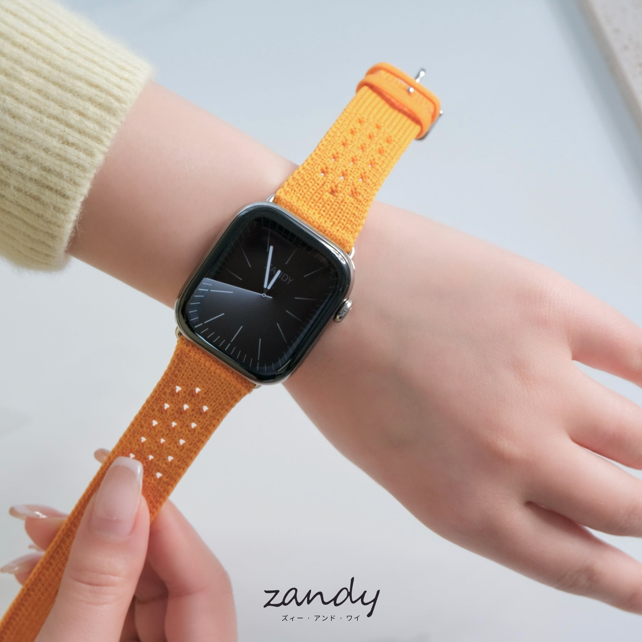 服/ファッション Apple Watch クロシェ風ブレイドバンド】B077 アップルウォッチバンド ナイロン