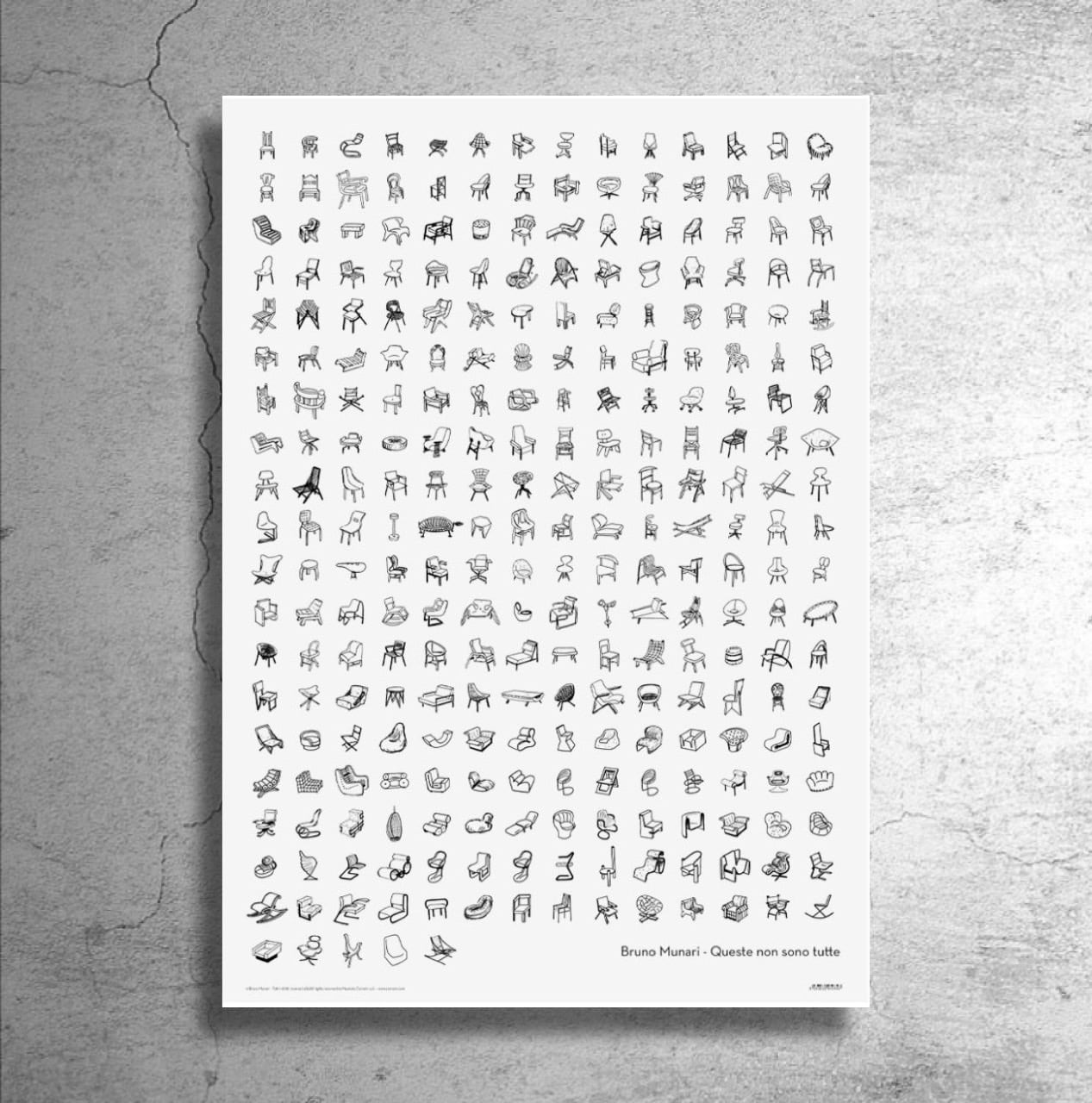 新作！美術家『ブルーノ・ムナーリ』イタリア出版社制作ポスター