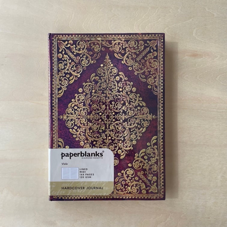paperblanks】ノート Viola Diamond Rosette ヴィオラ・ダイアモンド
