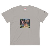 pig camping プリント　ハイクオリティーTシャツ　ユニセックス　A0018