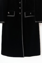 Philippe Venet black velvet coat