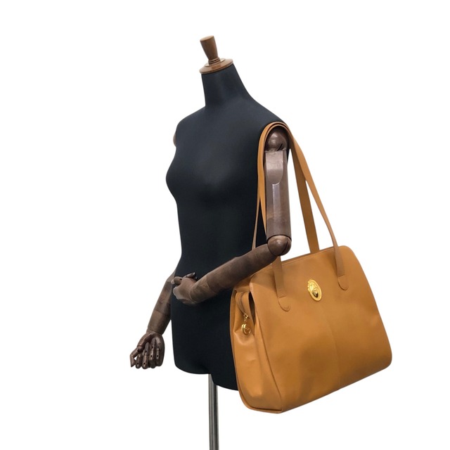Christian Dior クリスチャン ディオール ハンドバッグ ブラウン CDロゴ レザー トートバッグ vintage ヴィンテージ オールド i5u28h