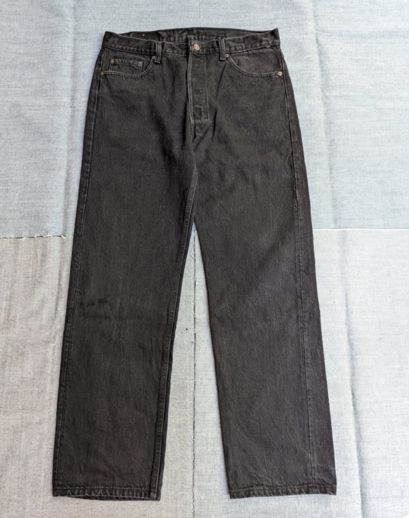 90s levis 501 black denim pant 小岩店