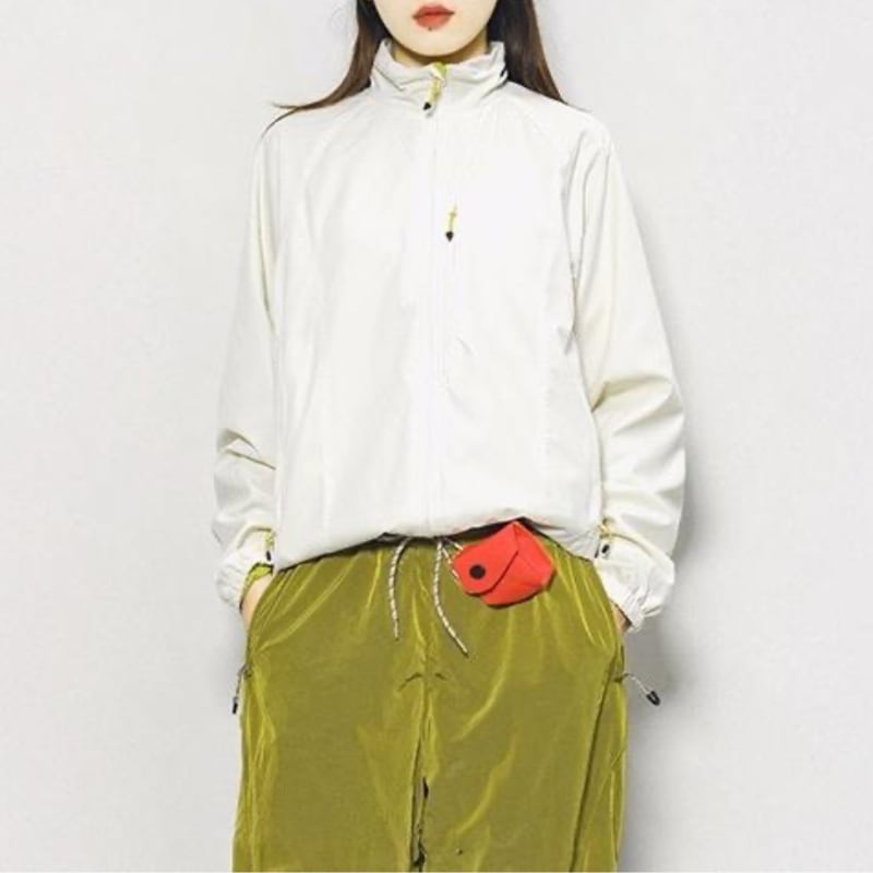 スタンドカラーフルジップジャケット C00705