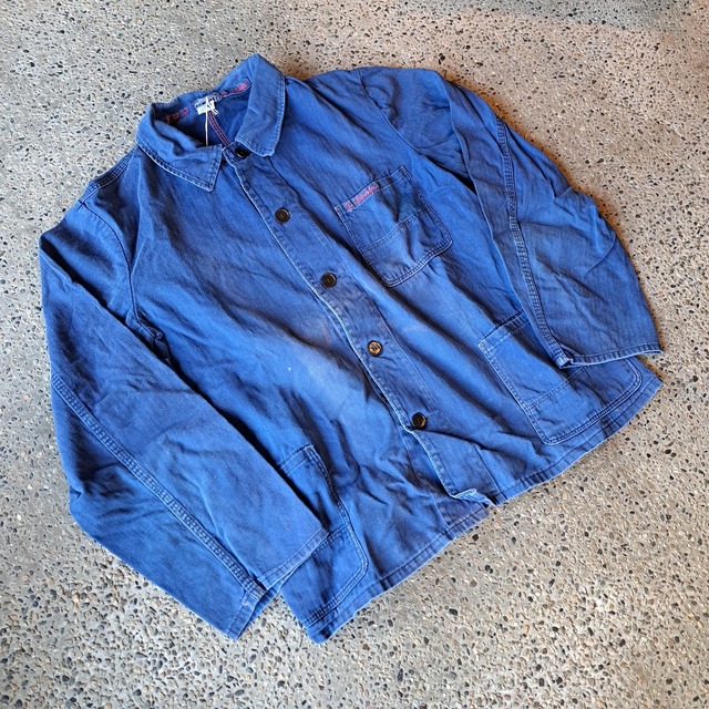 ドイツ製 ヘリンボーン カバーオール used [210038]