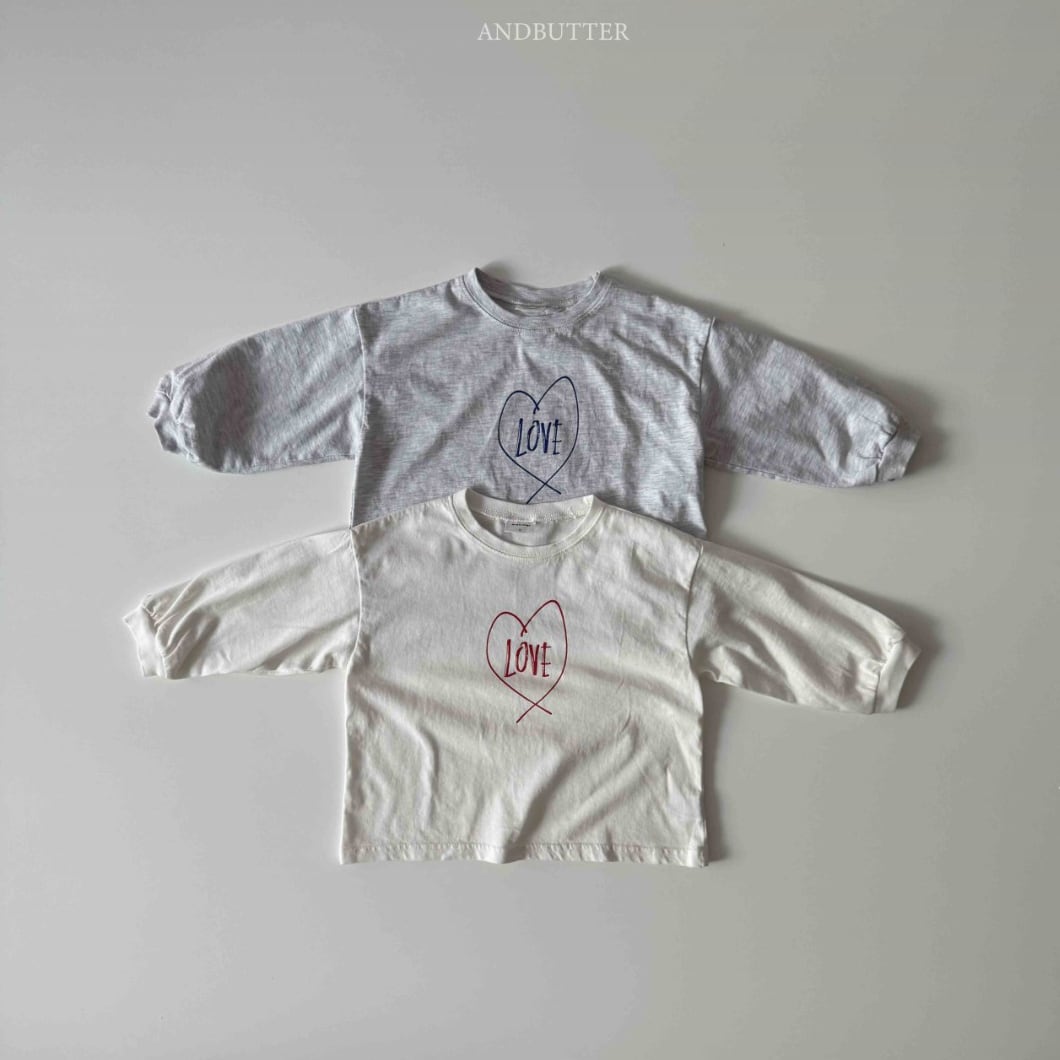 《送料無料》予約:ドローイングラブT【ANDBUTTER】※ジュニアサイズ