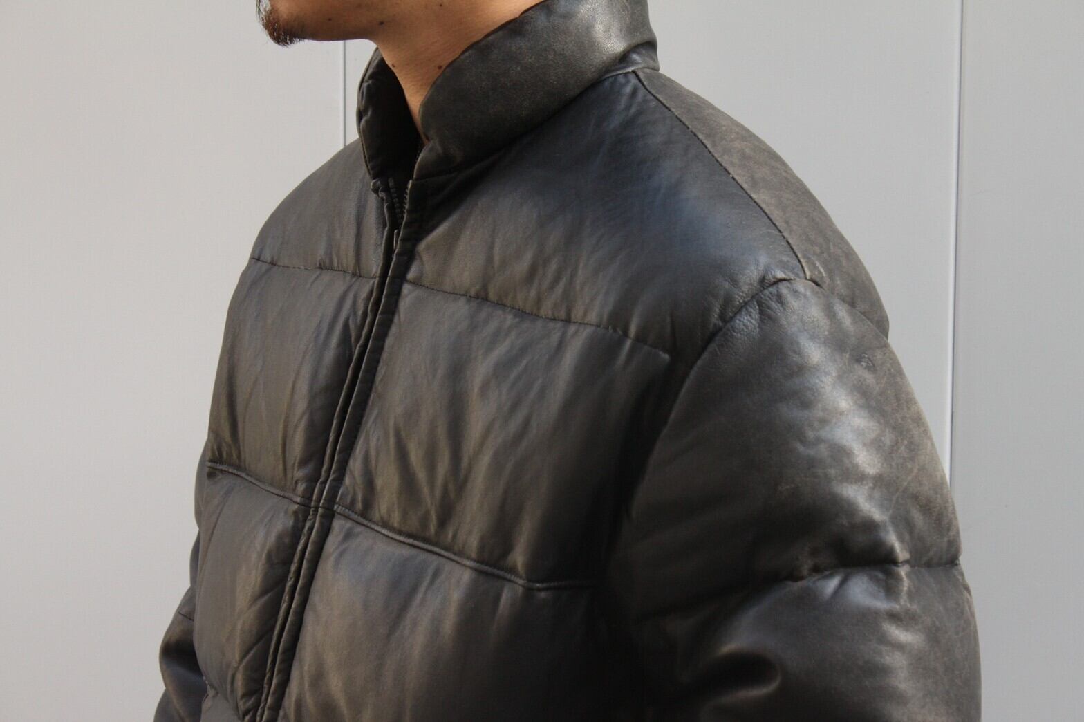 90s Schott goose down leather jacket | VOLAR