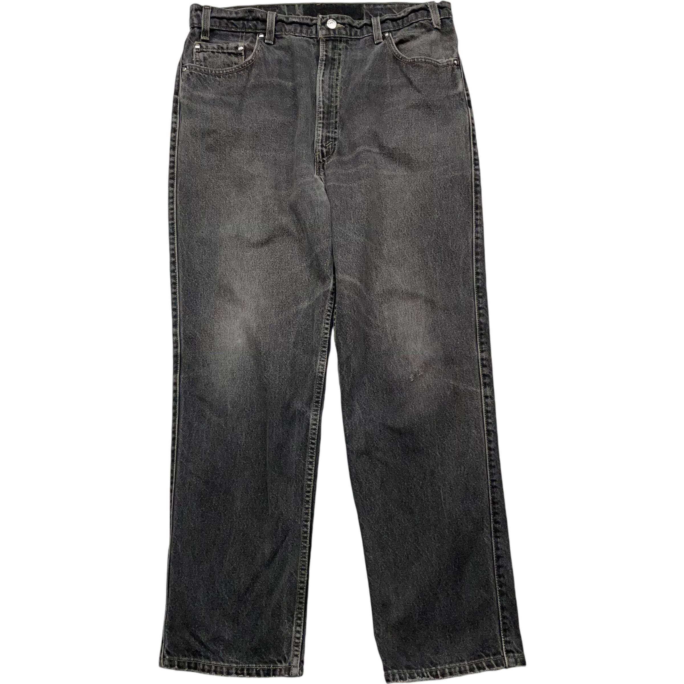 《実寸 W36L29》Levi's リーバイス 505 ブラックデニム USA製 90年代 vintage no.4945