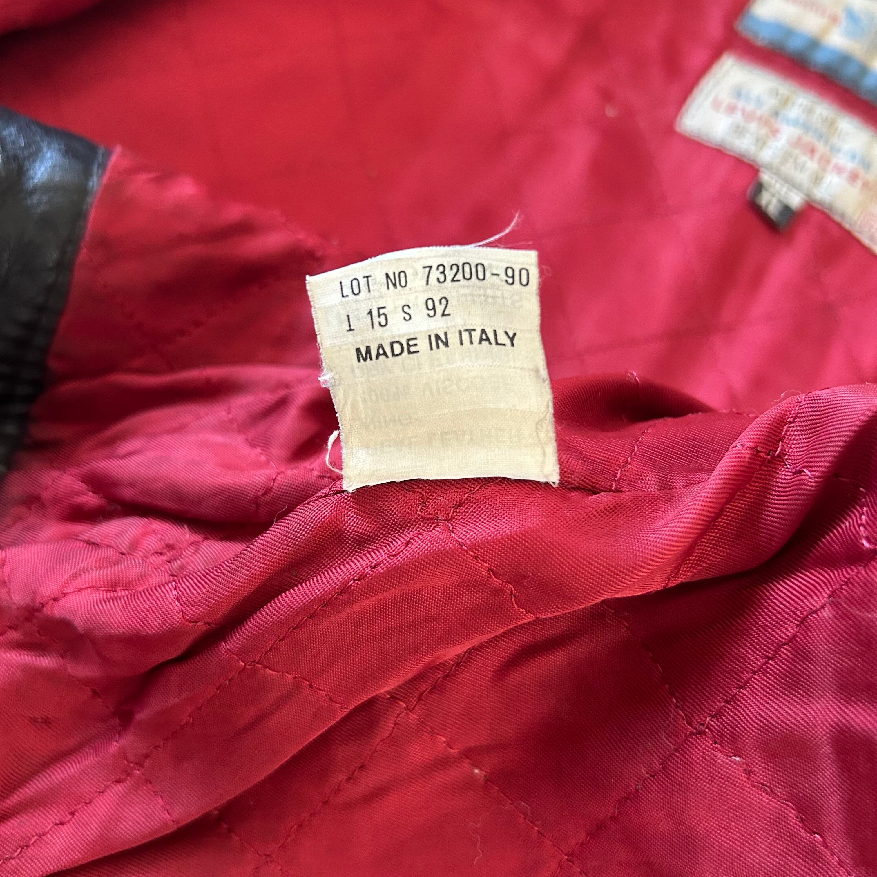 90s Levi's Leather Trucker Jacket Made in Italy | DOCK_Vintage