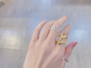 アメーバーリングゴールド♡フリーサイズ