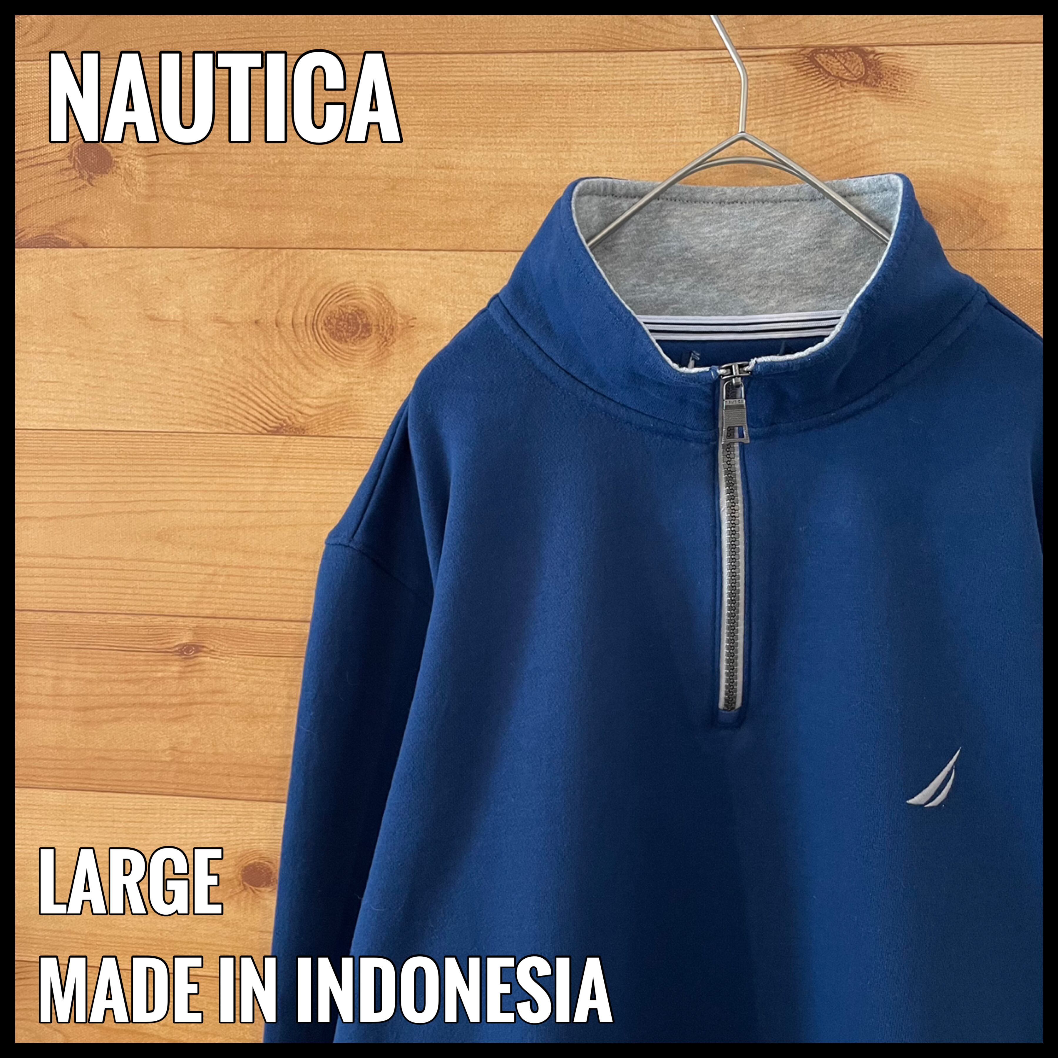 NAUTICA】ハーフジップ スウェット プルオーバー ワンポイントロゴ ...