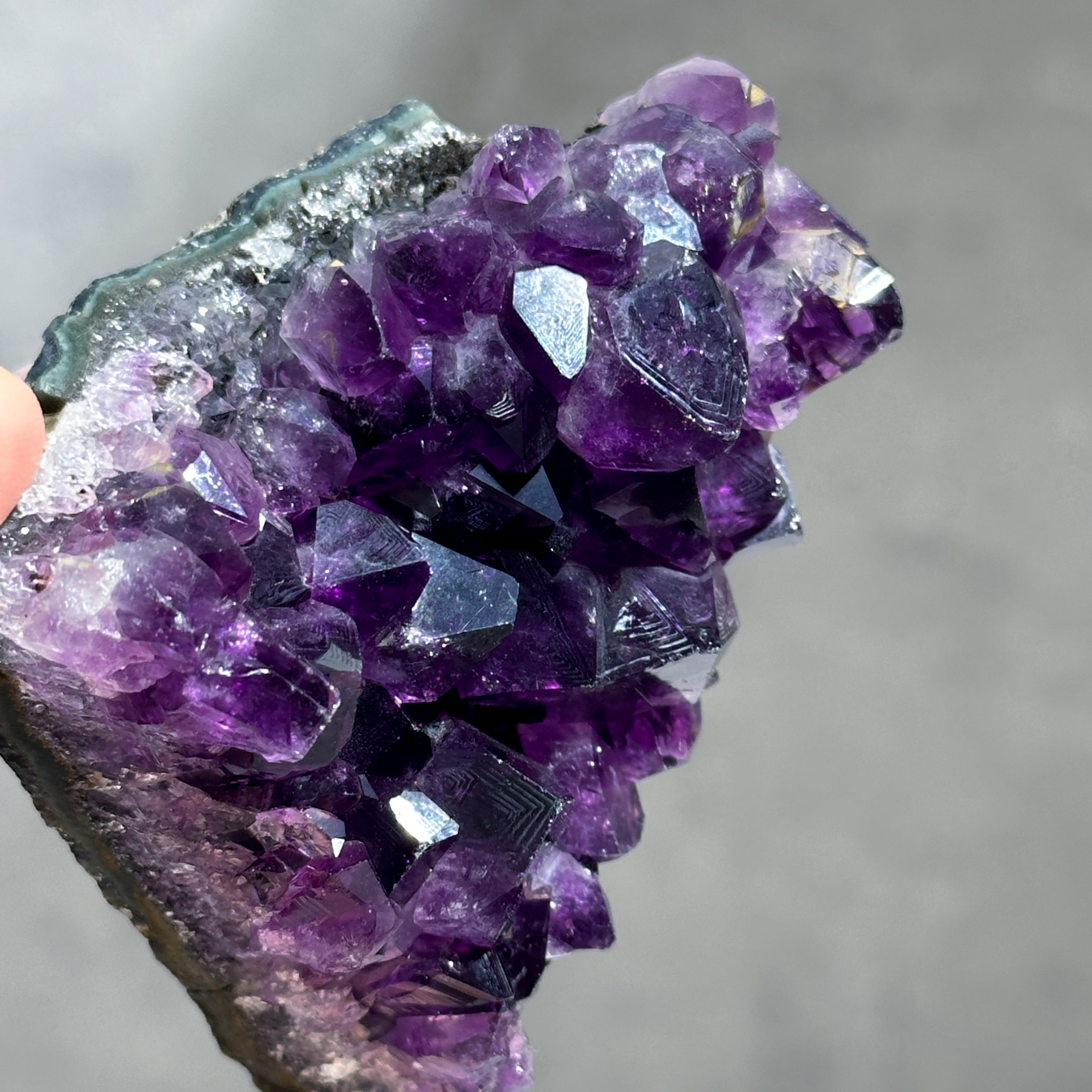 高品質】天使の指紋◎ウルグアイ産アメジスト 原石74◇ Amethyst