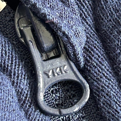 00s Russell Half-zip 無地 ネイビー L 詳細写真6
