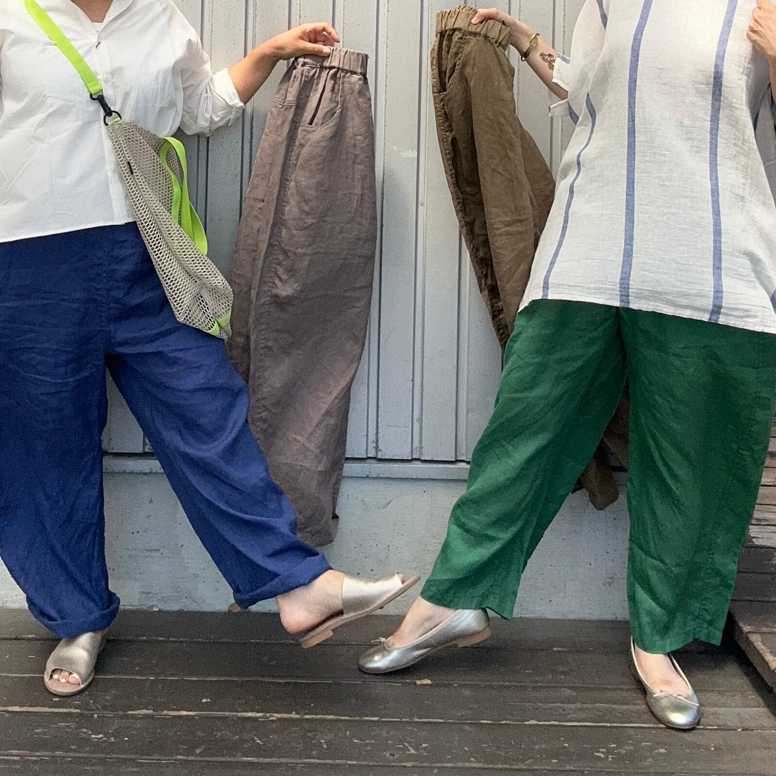 k*n様 最終値下げ　1940s フレンチ　リネン　ファーマーズ パンツ　ブジュ 40s-50s FRENCH FARMERS TROUSERS / ヴィンテージ フランス