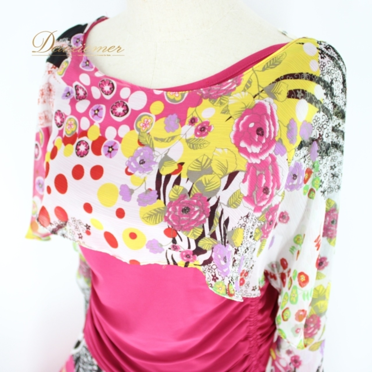 社交ダンス 衣装 スタンダード 上下セット ツーピース パーティ衣装 女性用 レディース オールシーズン ピンク系 Create-Sun クリエイトサン レトロ 花柄 踊る 主役級 伸縮性 ゴムウエスト おしゃれ フェスティバル イベント 舞台 コスチューム セットアップ 着心地良い カジュアル 人気 カラー豊富 体型カバー 服装 レディースファッション