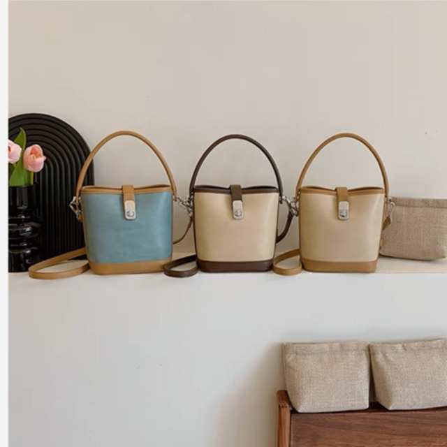 コントラスト クロスボディバッグ U0120