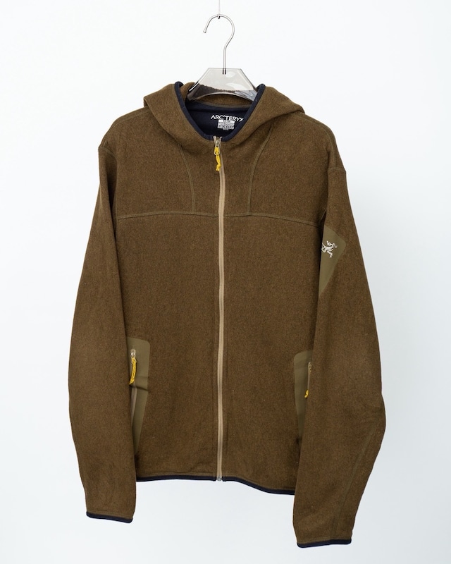 "ARC'TERYX" fleece hoodie zip jacket