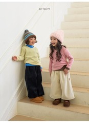 〖取寄〗韓国子供服 / 26winter / Little Hi / ぽかぽかVネックベスト / キッズ *XS~XL*