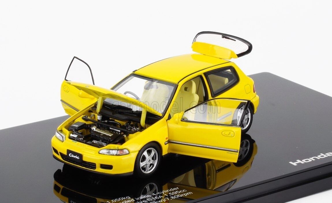 ミニカー 1/43 ホンダ シビック LCD-MODEL 1/43 HONDA CIVIC SIR II