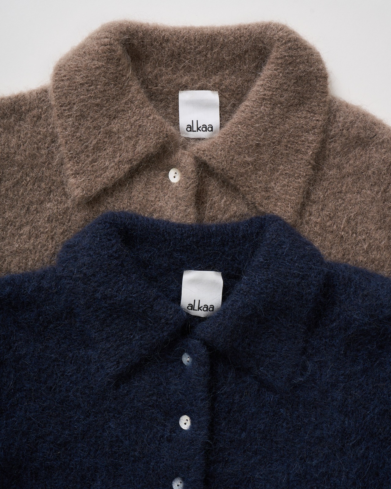 Fluffy Alpaca Polo Knit