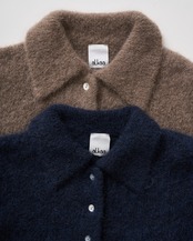 Fluffy Alpaca Polo Knit
