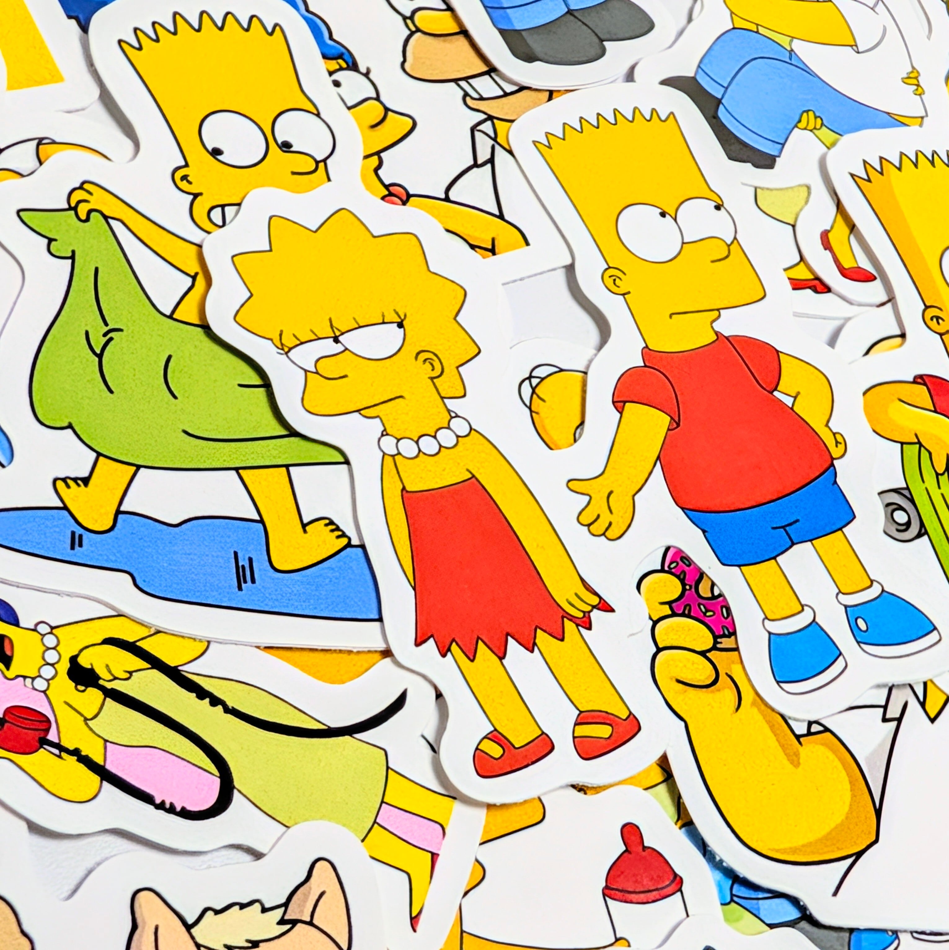 送料無料!【 The Simpsons / シンプソンズ 】【2】STICKER(ステッカー)50枚SET 〚アメリカン雑貨 アメトイ〛