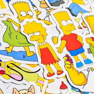送料無料!【 The Simpsons / シンプソンズ 】【2】STICKER(ステッカー)50枚SET 〚アメリカン雑貨 アメトイ〛