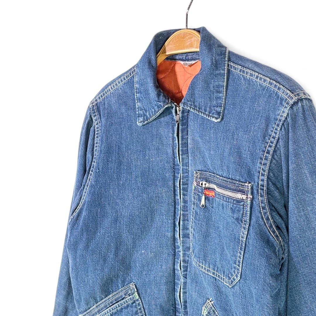 BIG SMITH デニムジャケット 60s-70s デカ五角形TALON 1960's~70's BIG SMITH DENIM ENGINEER JACKET 60年代 70年代 ビッグ