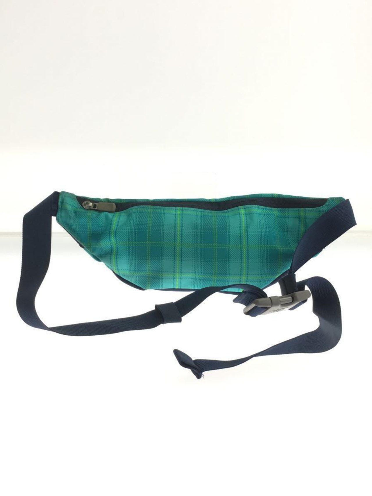 THE NORTH FACE(ザ・ノース・フェイス)チェック柄ボディーバッグ/グリーン