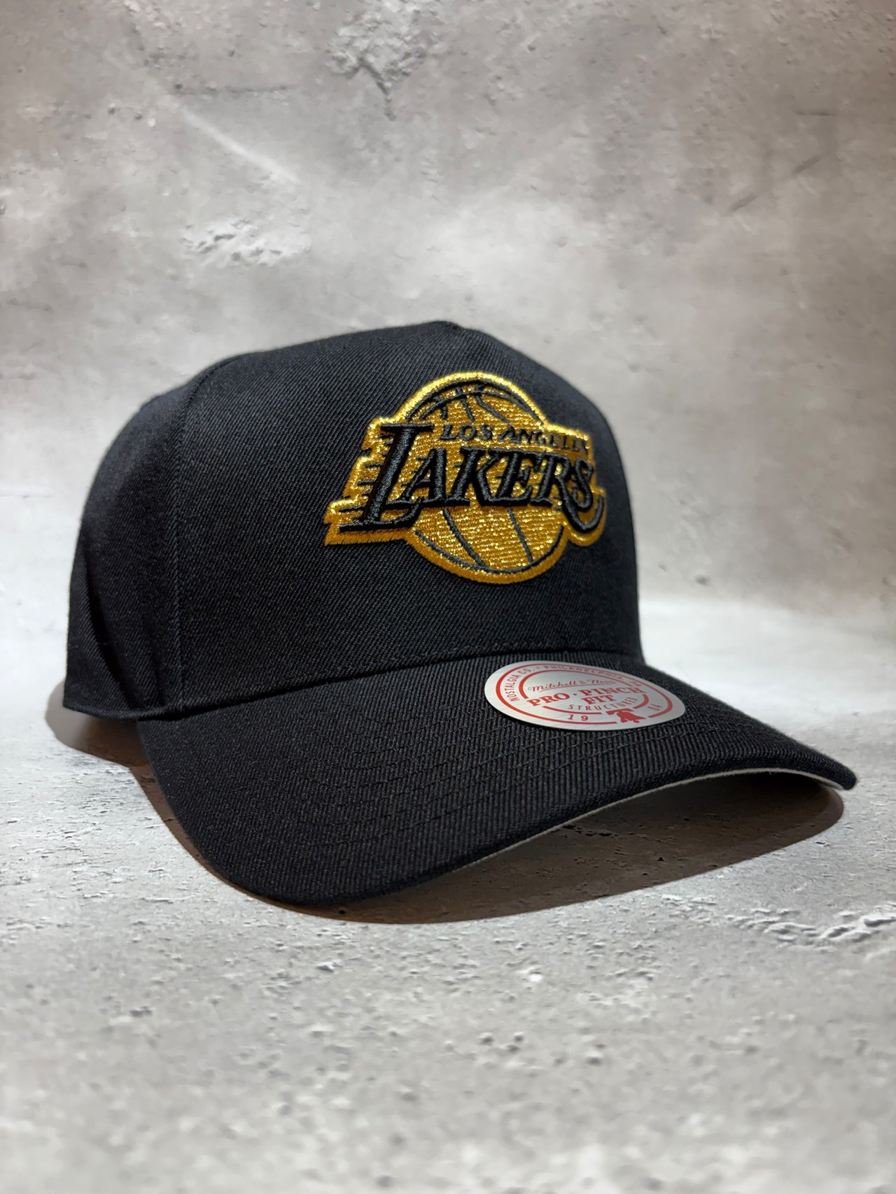 Mitchell＆Ness/ミッチェルアンドネス NBA ロサンゼルス・レイカーズ キャップ ブラック