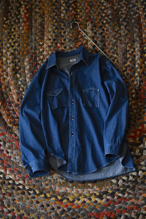 FOUNDOUR / DENIM SHIRT (ONE WASH)
