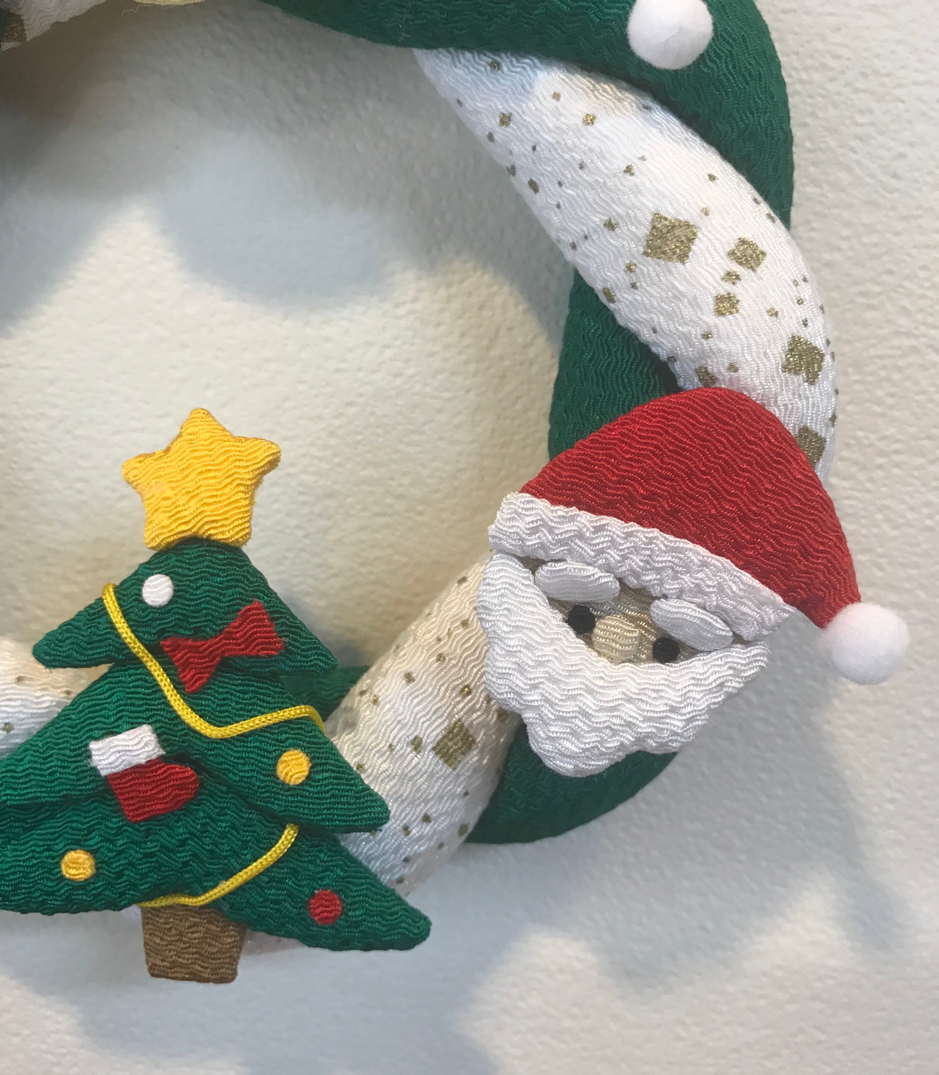 クリスマス☆ちりめんリース | 千座senkura