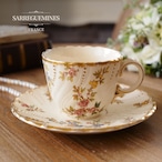 フランスアンティーク Sarreguemines サルグミンヌ Louis XV 花柄 カップ&ソーサー thumbnail 1